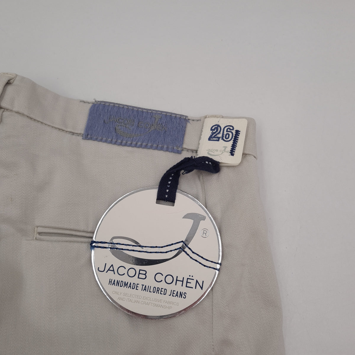 Jacob Cohen Women Chino Pants Trousers Slim Stretch Size W26 L28, detail view 3, image 5 of 14