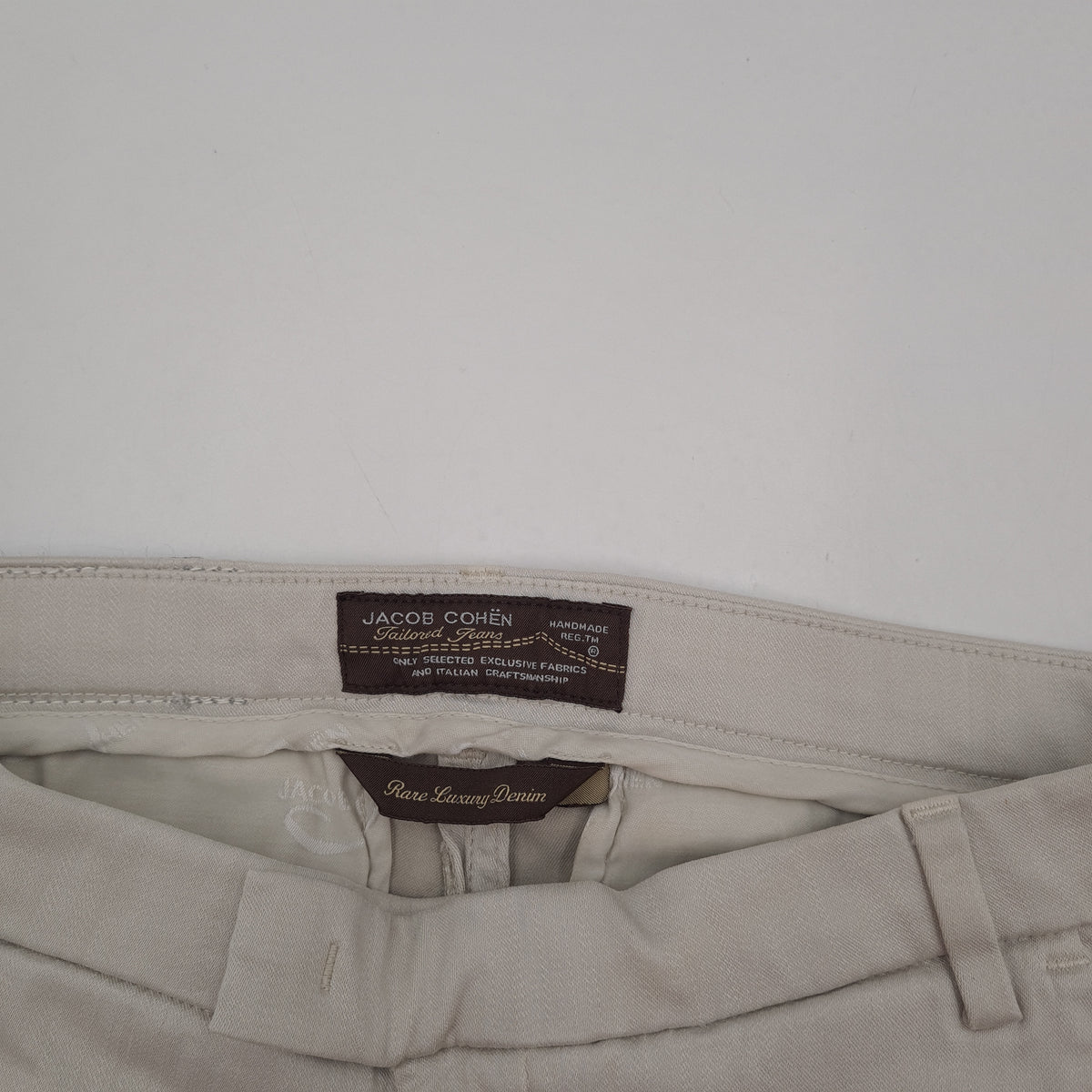 Jacob Cohen Women Chino Pants Trousers Slim Stretch Size W26 L28, detail view 5, image 7 of 14