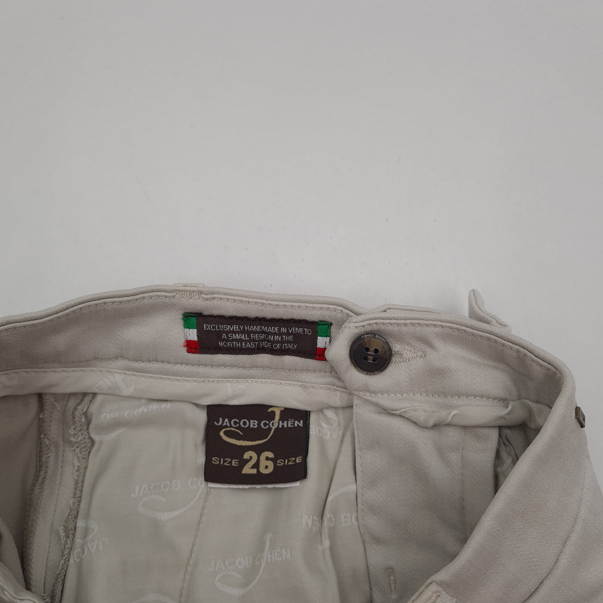 Jacob Cohen Women Chino Pants Trousers Slim Stretch Size W26 L28, detail view 7, image 9 of 14