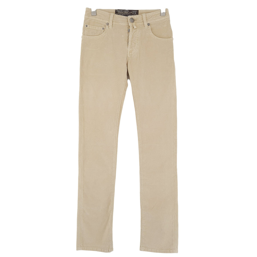 Jacob Cohen Jeans Pw622 Corduroy Men Stretch Regular Straight Size W28 L34