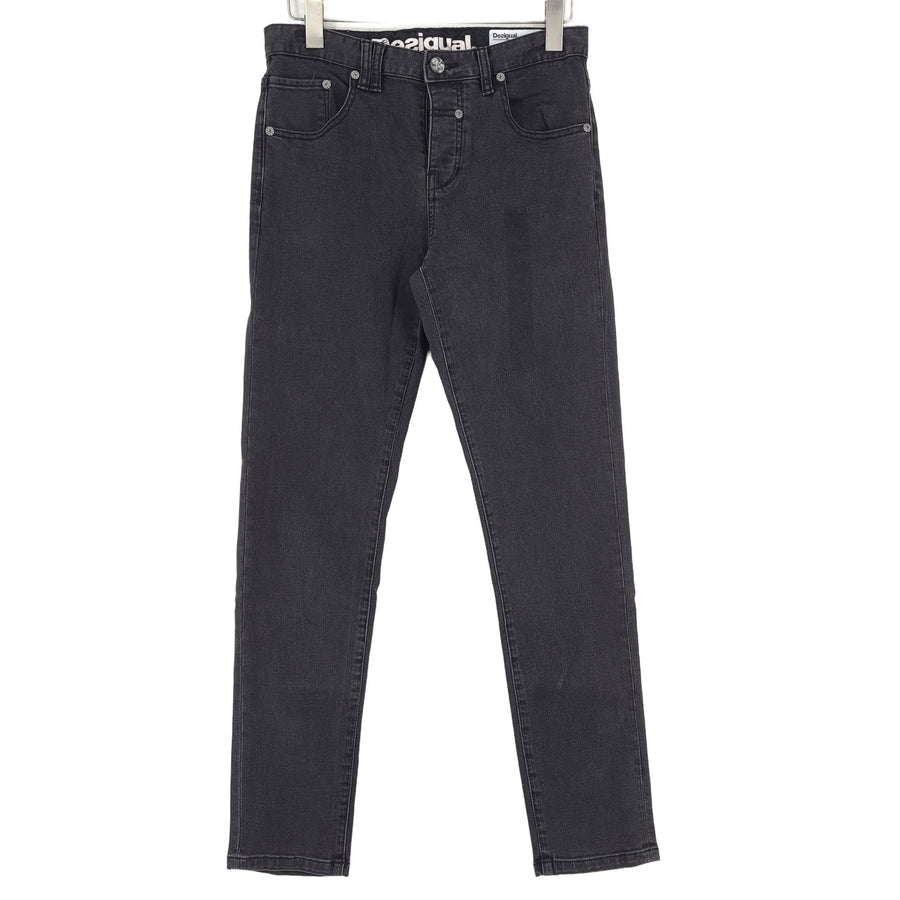 Vintage Desigual Jeans Slim Fit Herren Stretch Straight Leg Größe W30 L32