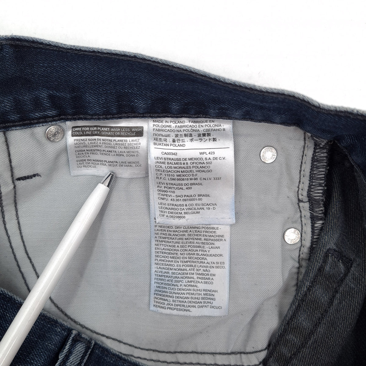 Levi's Jeans 511 Men Slim Straight Size W32 L34, detail view 5, image 7 of 9