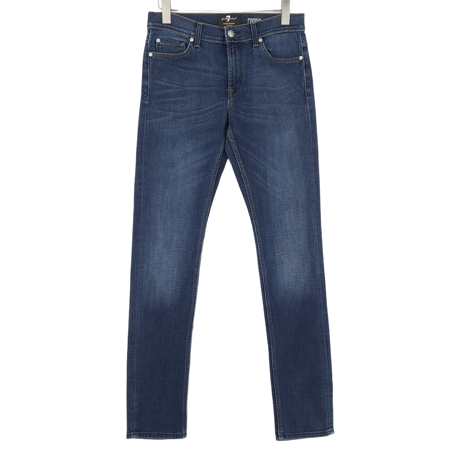 7 For All Mankind Jeans Ronnie Men Stretch Slim Skinny Size W30 L34