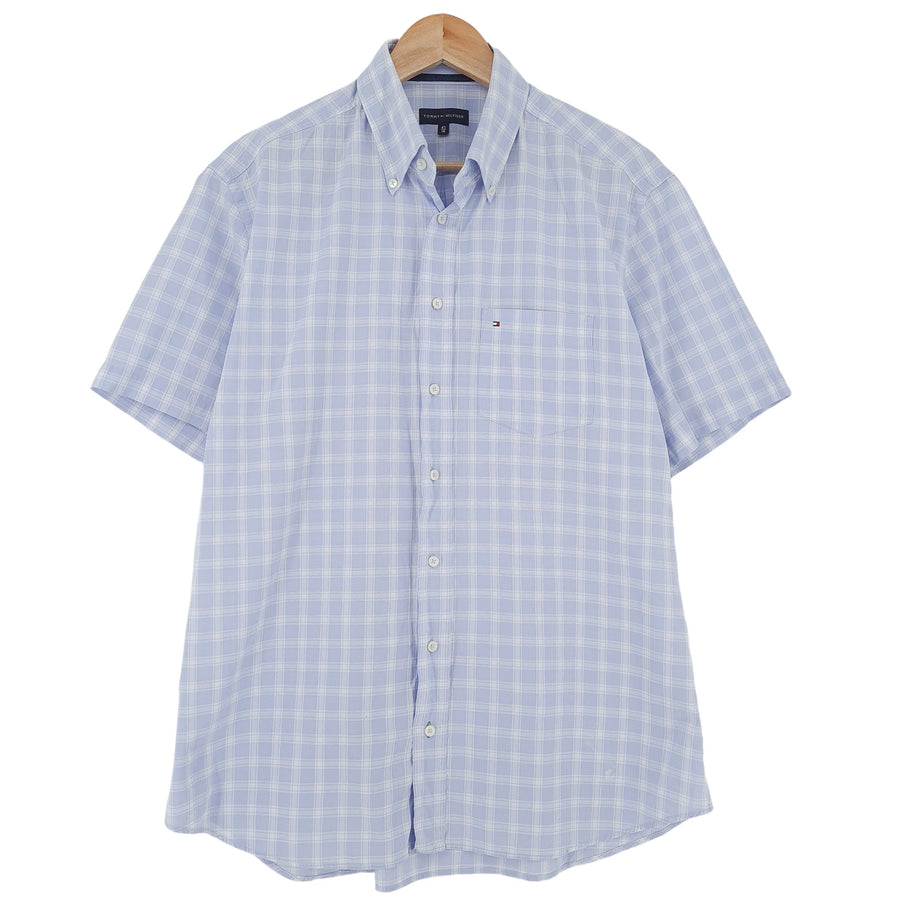Tommy Hilfiger Vintage chemise habillée homme bleu à carreaux coton taille 16 41