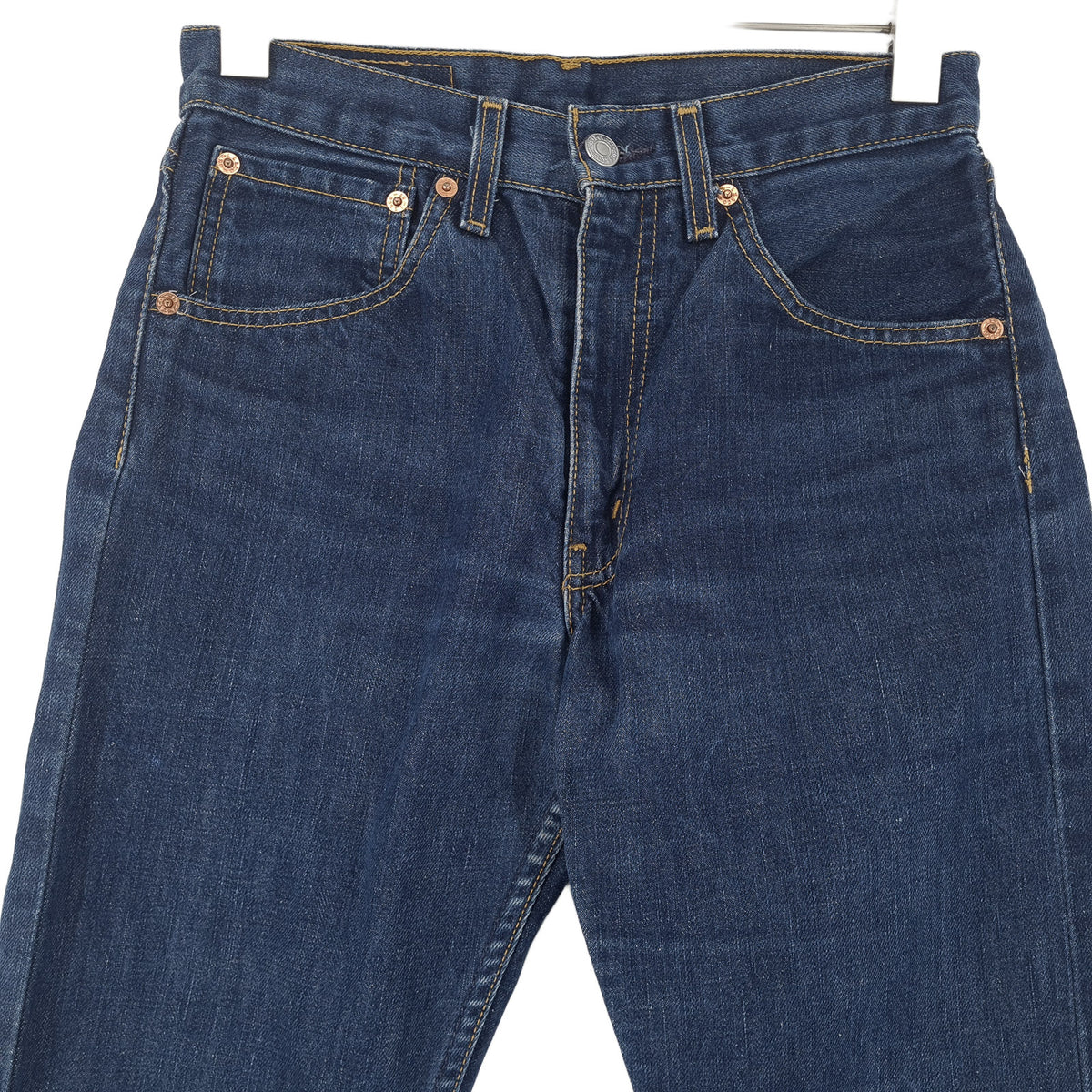 Vintage Levi's Jeans 505 Men Regular Straight Size W28 L34, back view, image 2 of 9