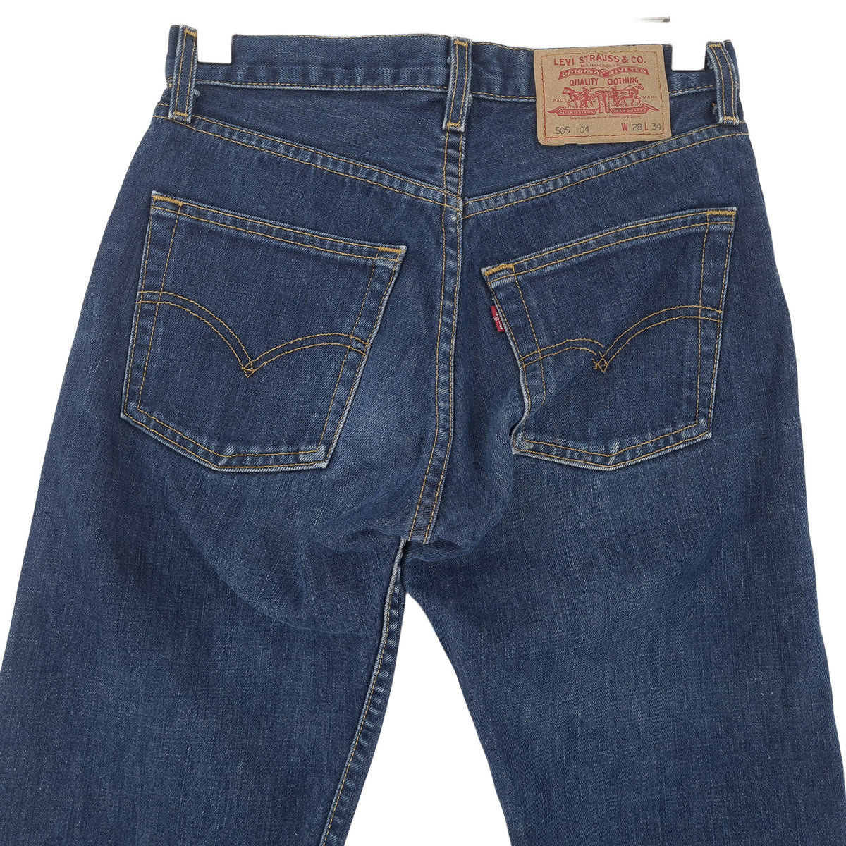 Vintage Levi's Jeans 505 Men Regular Straight Size W28 L34, detail view 1, image 3 of 9