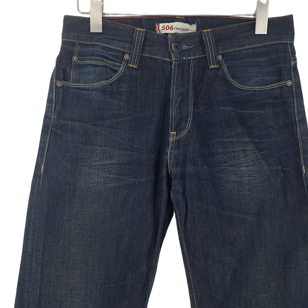 Vintage Levi's Jeans 506 Standard Men Regular Straight Size W31 L32, back view, image 2 of 8