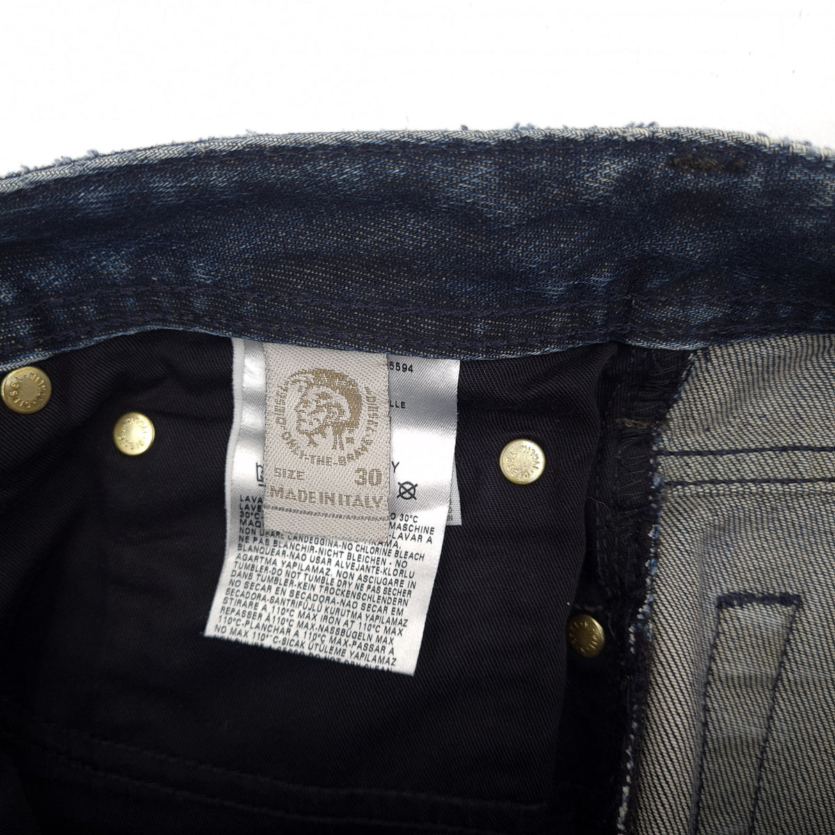 Vintage Diesel Jeans Zathan Men Regular Bootcut Size W30 L32, detail view 6, image 8 of 9