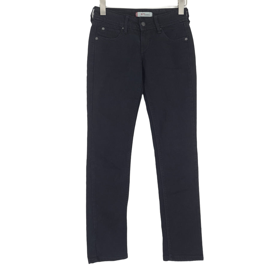 Vintage Levi's jean 571 coupe slim Femme droit taille W28 L32