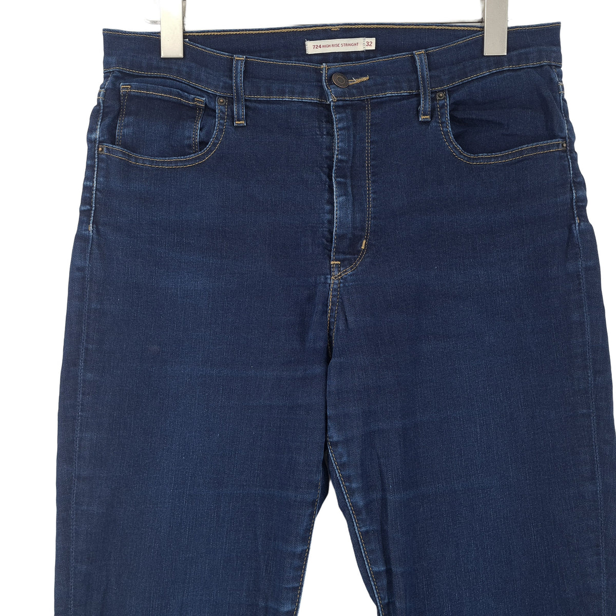 Levi's Jeans 724 High Rise Straight Women Stretch Slim Size W32 L32, back view, image 2 of 10