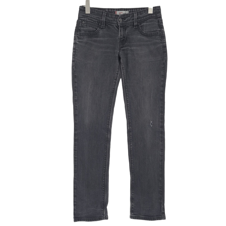 Vintage Levi's jeansy 571 dopasowany krój Damskie elastyczne proste rozmiar W30 L32