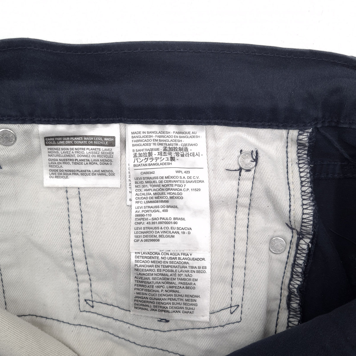 Levi's Jeans 511 Men Stretch Slim Straight Size W34 L28, detail view 6, image 8 of 10