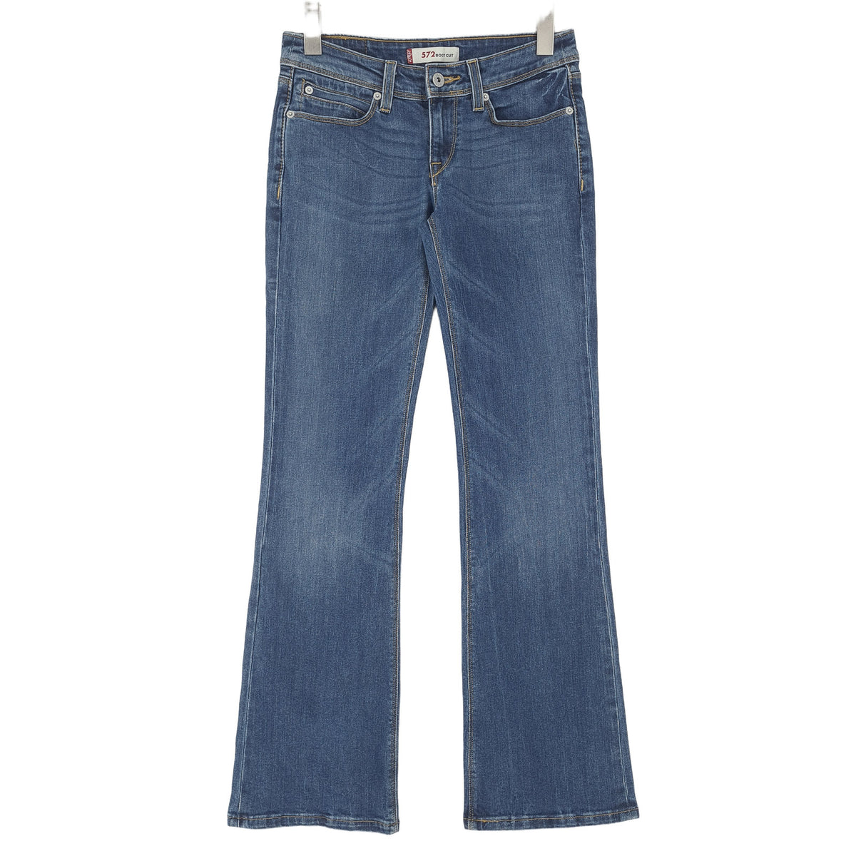 Vintage Levi's Jeans 572 Boot Cut Women Stretch Bootcut Size W27 L32, front view, image 1 of 7