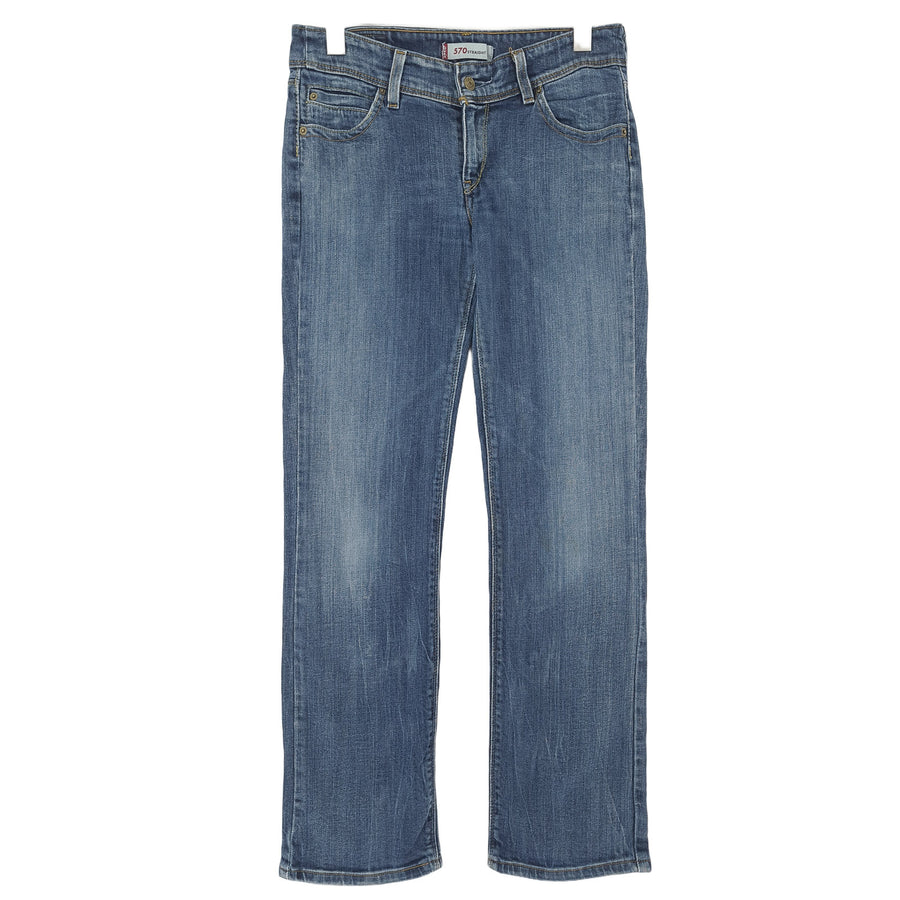 Vintage Levi's jean 570 droit Femme stretch classique taille W31 L32
