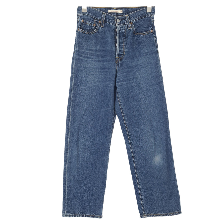 Vintage Levi's jean Ribcage droit Femme classique taille W25 L27