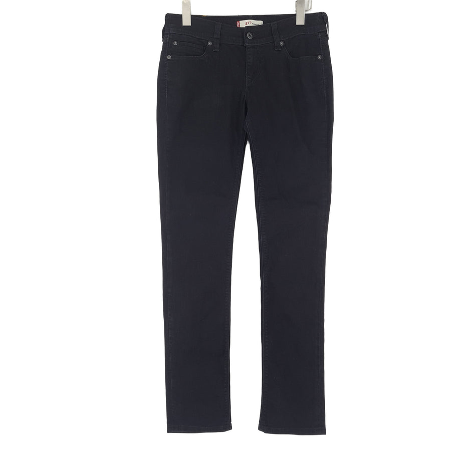 Vintage Levi's jean 571 coupe slim Femme stretch droit taille W31 L34