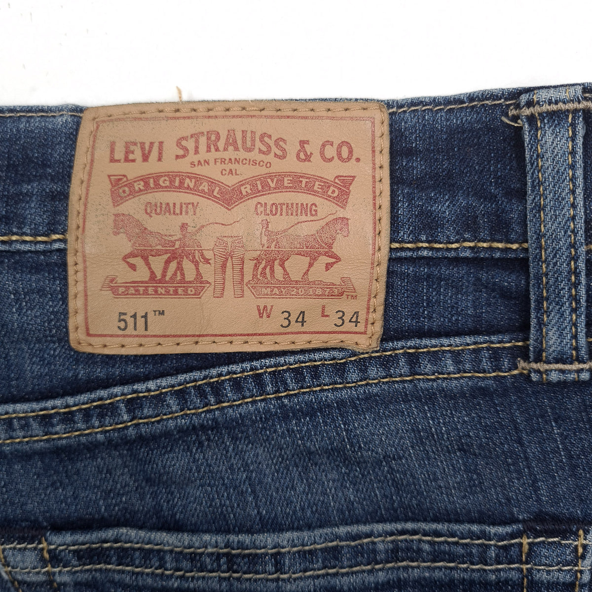 Levi's Jeans 511 Men Slim Straight Size W34 L30, detail view 3, image 5 of 7