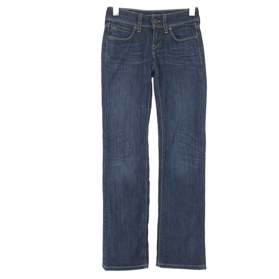 Vintage Levi's jean 570 droit Fit Femme stretch classique taille W25 L32