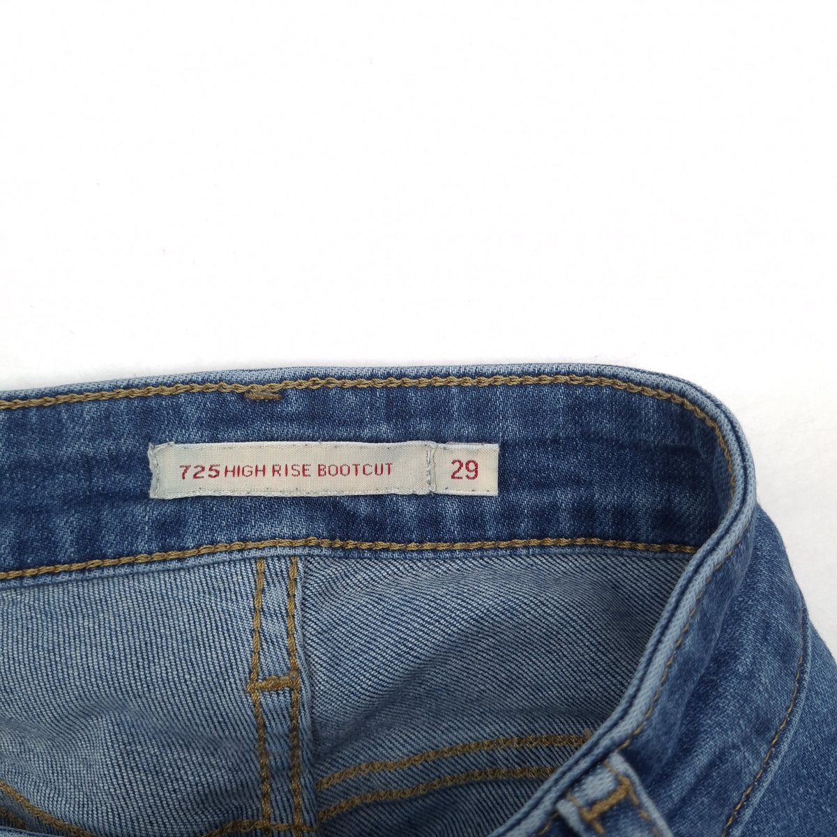 Vintage Levi's Jeans 725 High Rise Bootcut Women Stretch Size W29 L32, detail view 4, image 6 of 10