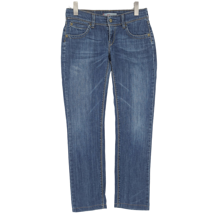 Vintage Levi's jeansy 571 dopasowany krój Damskie elastyczne proste rozmiar W29 L30