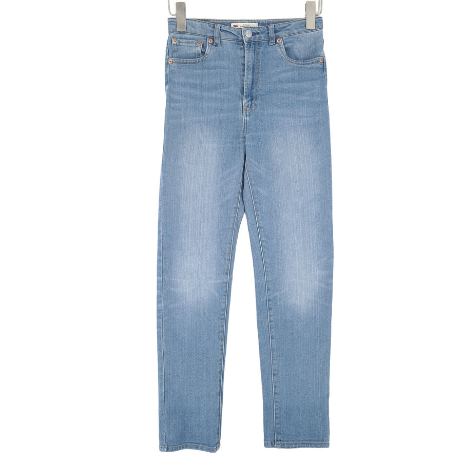 Vintage Levi's jean Ribcage droit Ankle Femme classique taille W26 L30