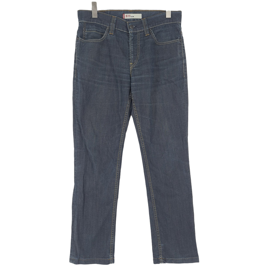 Vintage Levi's Jeans 511 Slim Men Stretch Straight Size W34 L32