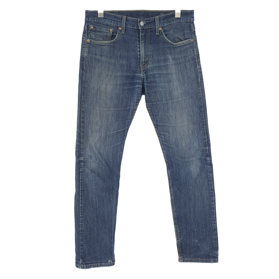 Vintage Levi's jeansy 502 Męskie elastyczne regularny zwężany rozmiar W31 L32