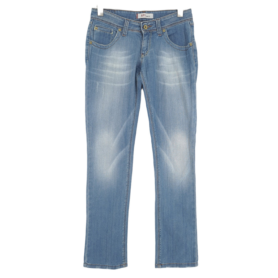 Vintage Levi's jeansy 571 dopasowany krój Damskie proste rozmiar W28 L32