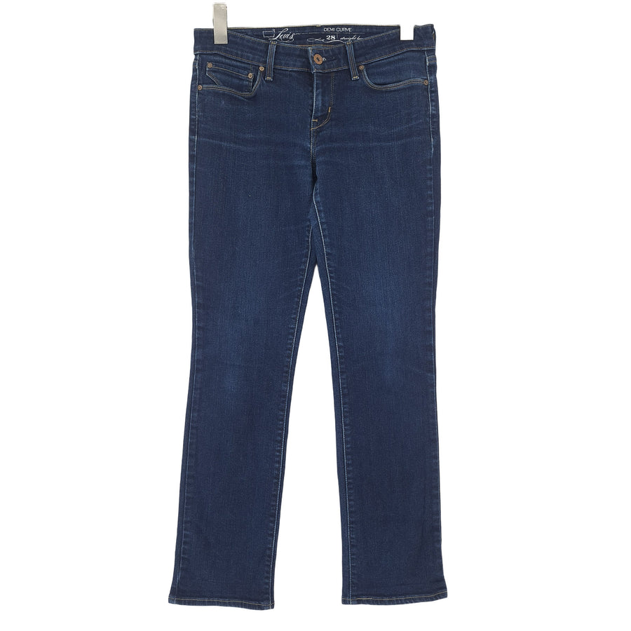 Vintage Levi's jean Demi Curve jambe droite Femme stretch taille W28 L30