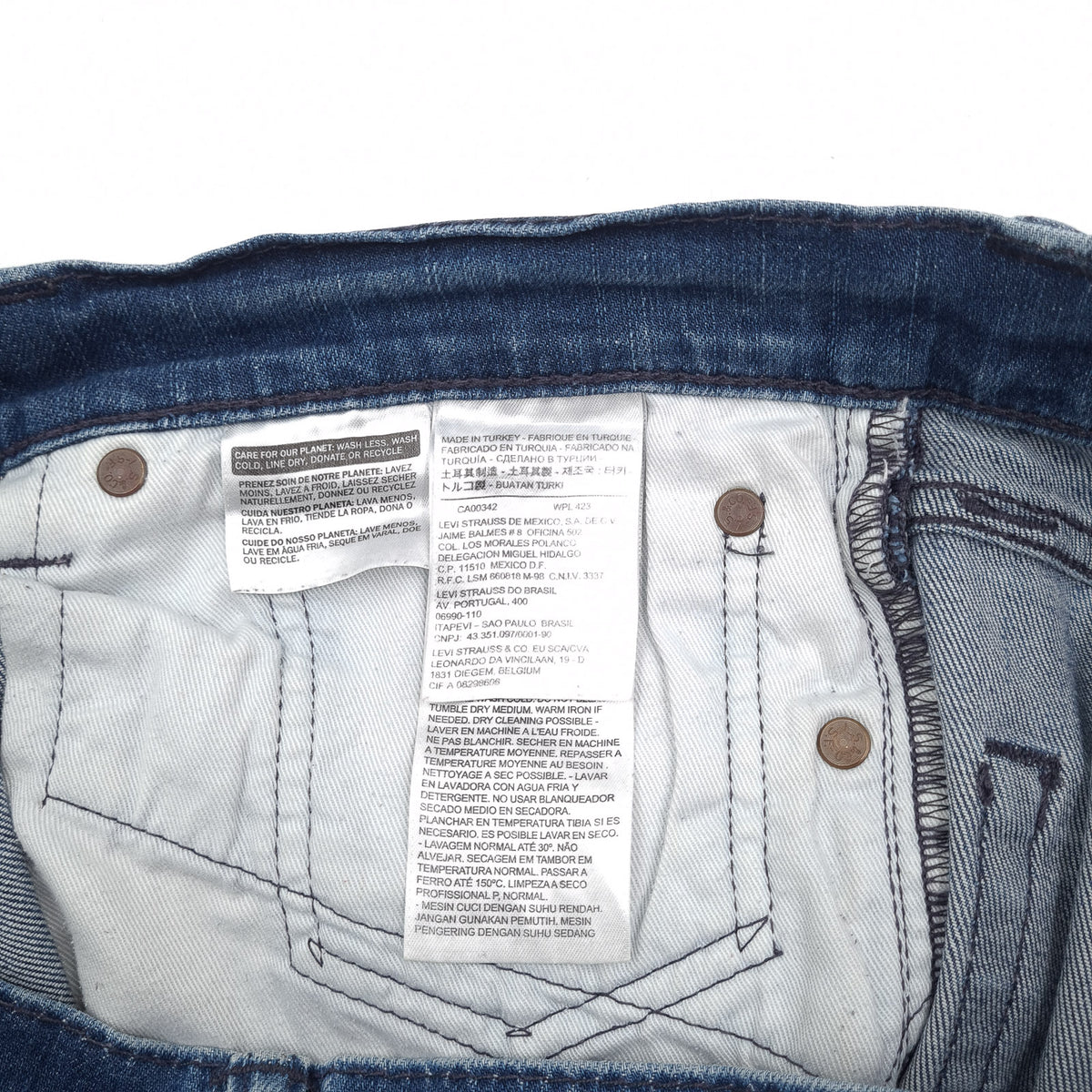 Levi's Jeans 511 Men Stretch Slim Straight Size W34 L32, detail view 5, image 7 of 9