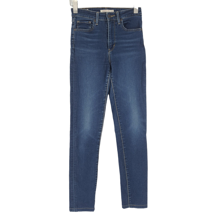 Vintage Levi's jean 721 High Rise skinny Femme stretch slim taille W27 L30
