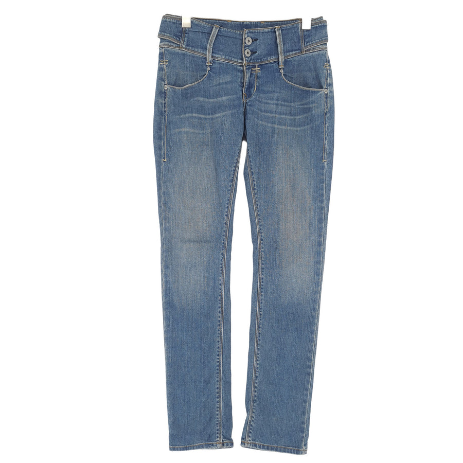 Vintage Levi's jean 571 coupe slim Femme stretch droit taille W30 L34