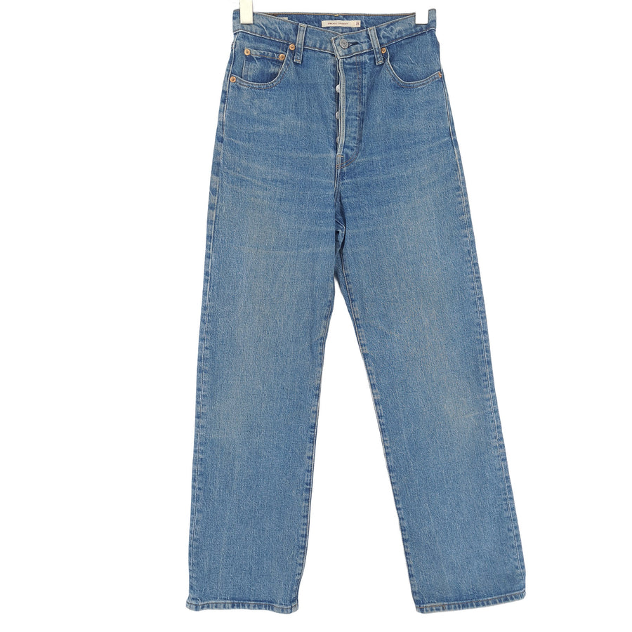 Vintage Levi's jeansy Ribcage proste Damskie elastyczne regularny rozmiar W26 L29
