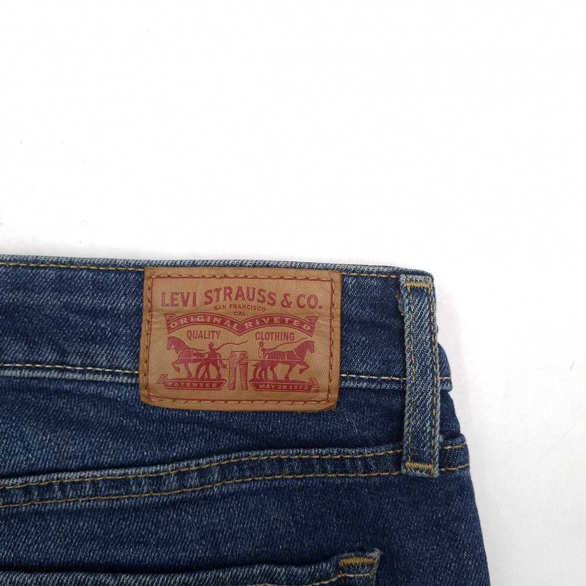 Vintage Levi's Jeans 715 Bootcut Women Stretch Regular Size W30 L32, detail view 3, image 5 of 12