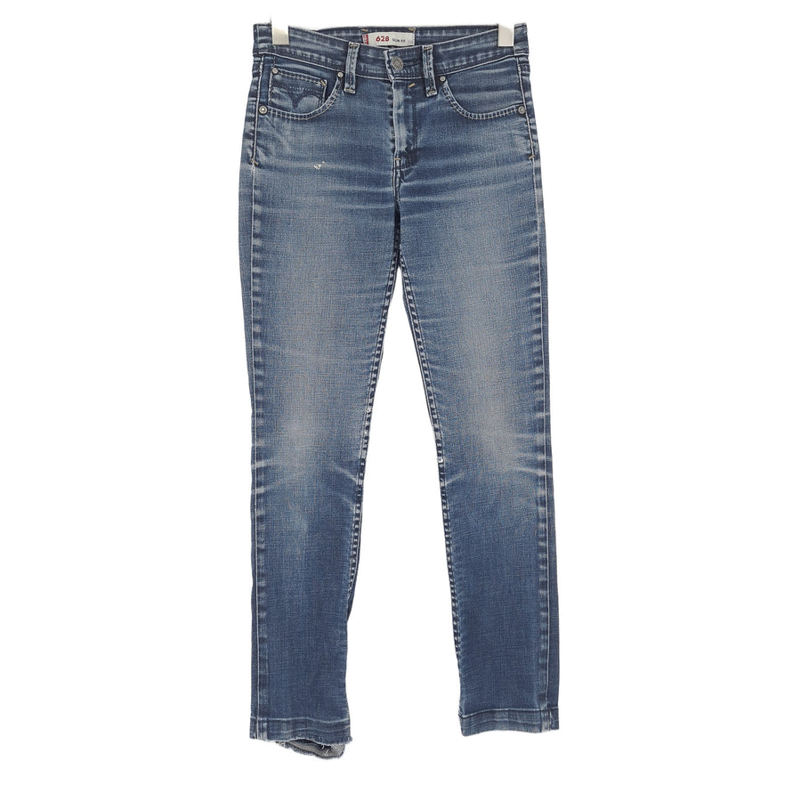 Vintage Levi's jean 628 coupe slim Femme stretch skinny taille W27 L30