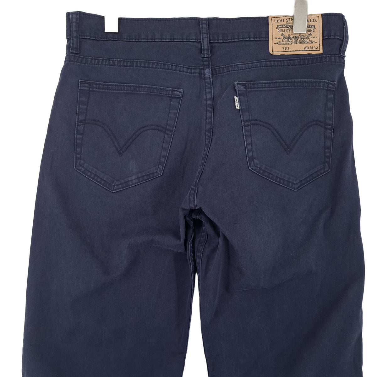 Vintage Levi's Jeans 752 Men Stretch Regular Straight Size W33 L30, detail view 1, image 3 of 7