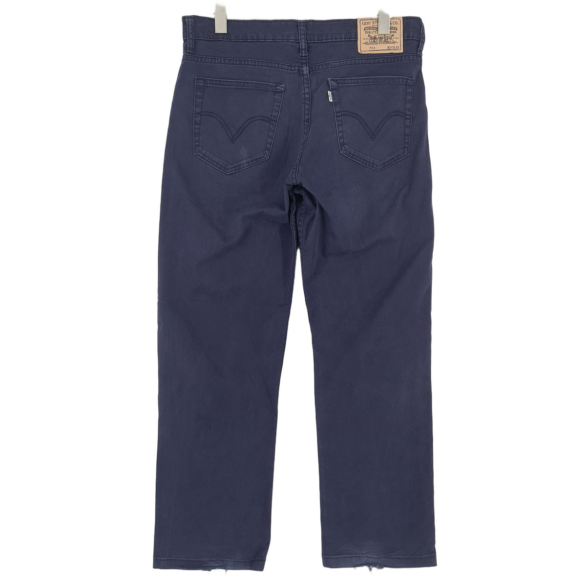 Vintage Levi's Jeans 752 Men Stretch Regular Straight Size W33 L30, detail view 2, image 4 of 7