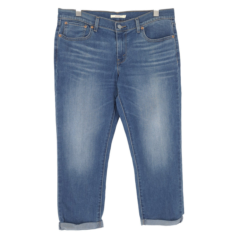 Vintage Levi's jean coupe boyfriend Femme stretch décontracté taille W31 L25