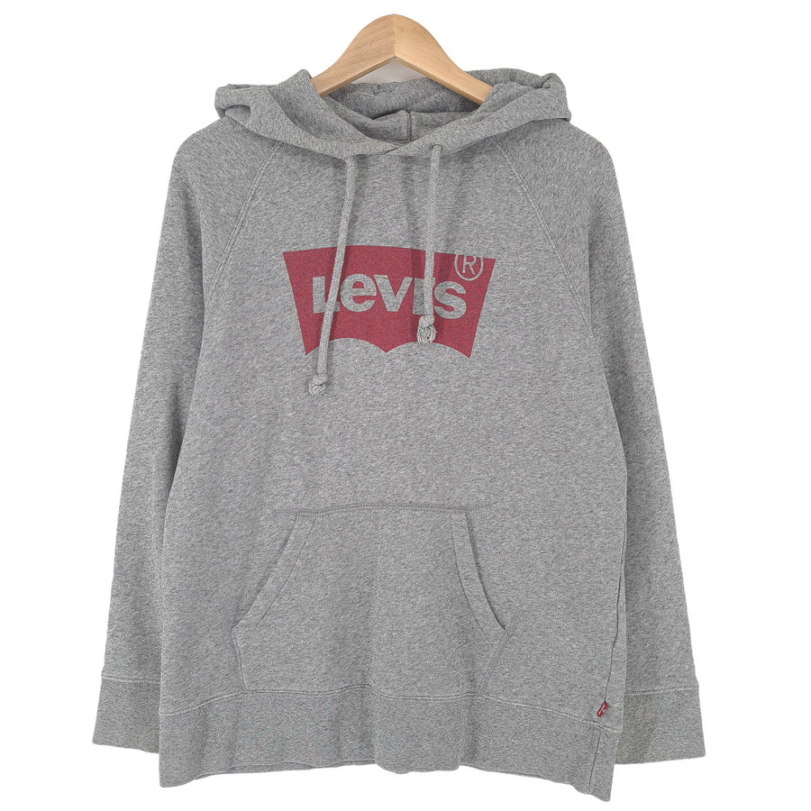 Levi's Vintage Womens Pullover Hoodie Cotton Grey Sweatshirt Size S