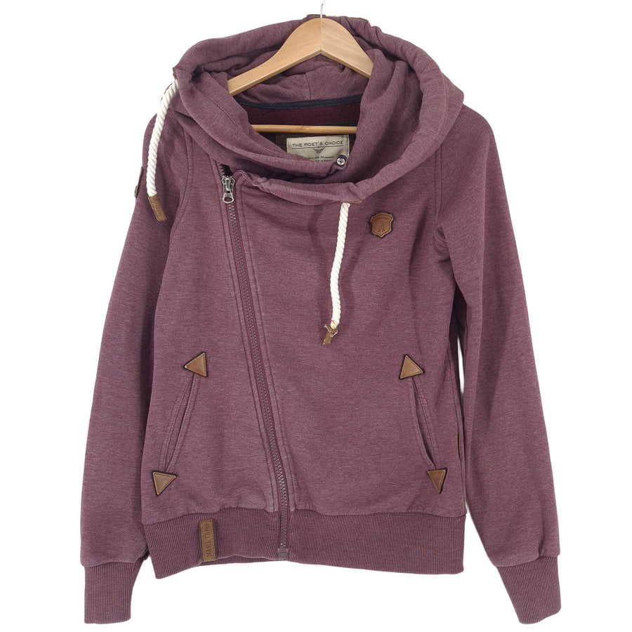 Naketano Vintage zip intégral sweat à capuche coton violet sweat Femme taille S