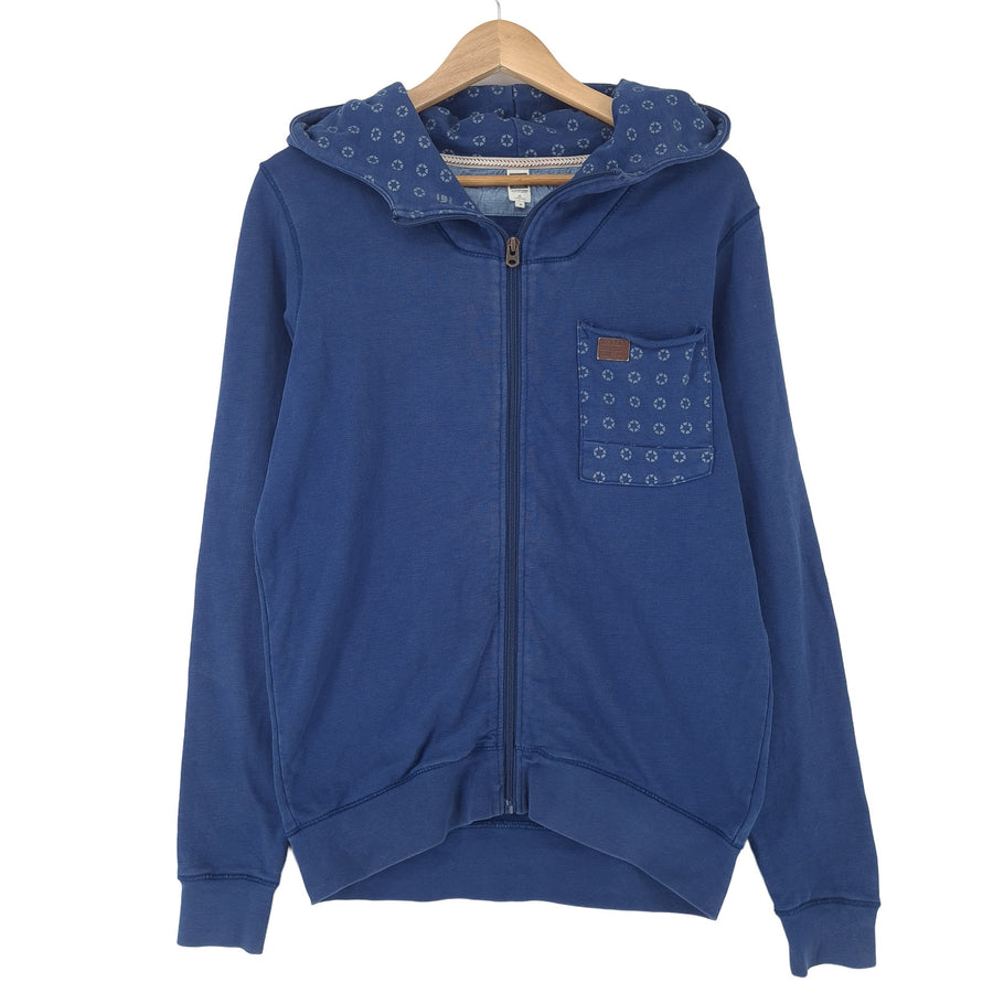 G-Star Vintage zip intégral sweat à capuche coton bleu sweat Homme taille M