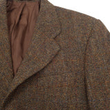 Harris Tweed Vintage Mens Blazer Check Brown Jacket Size EU 48 UK/US 38R, detail view 5, image 7 of 9