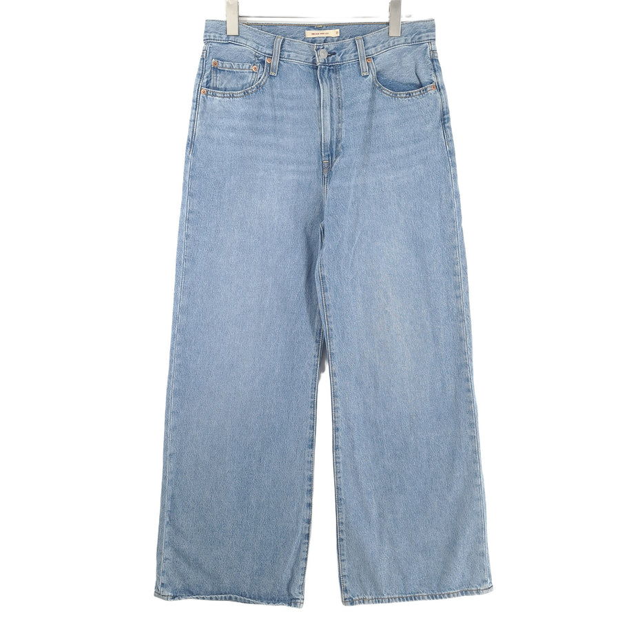 Vintage Levi's jeans Ribcage gamba larga Donna regolare Wide-Leg taglia W31 L30