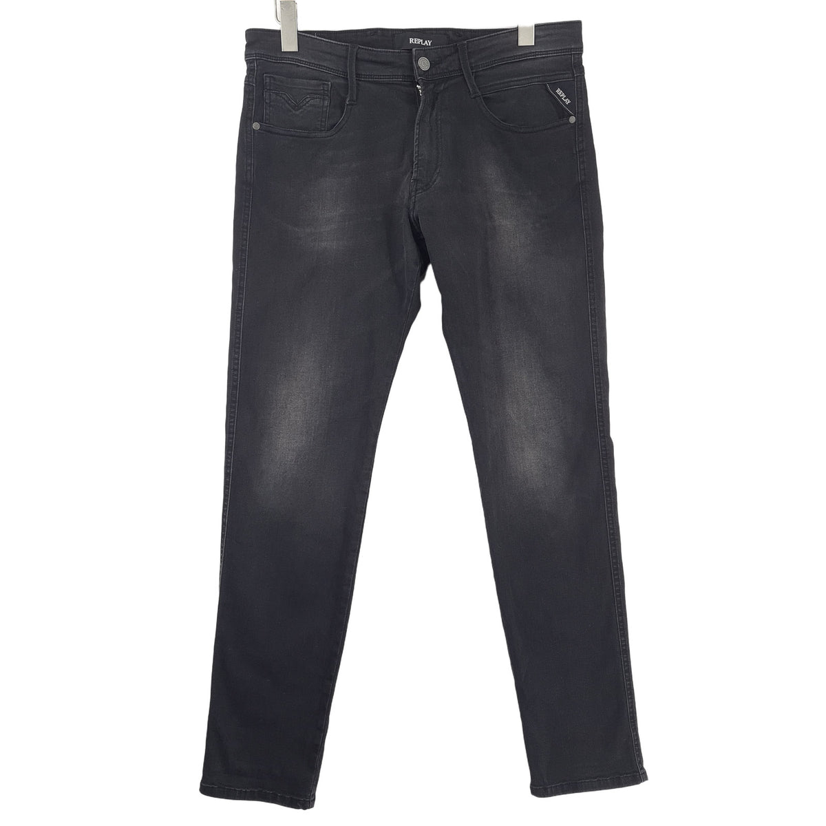 Replay Jeans Anbass Men Slim Straight Size W34 L32, front view, image 1 of 7