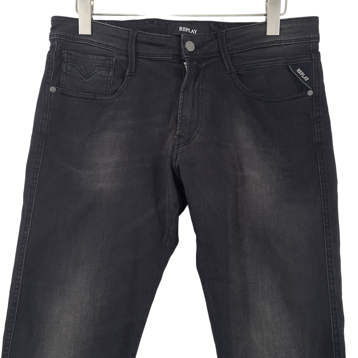 Replay Jeans Anbass Men Slim Straight Size W34 L32, back view, image 2 of 7