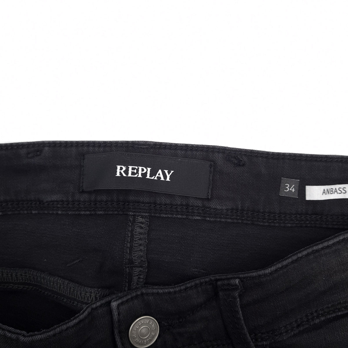 Replay Jeans Anbass Men Slim Straight Size W34 L32, detail view 3, image 5 of 7