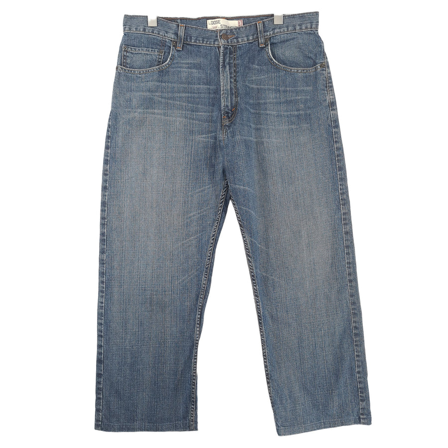 Vintage Levi's jeans 569 ampia dritto Uomo ampia comoda taglia W34 L28