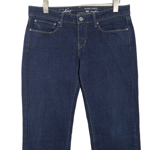 Vintage Levi's Jeans Slight Curve Straight Women Regular Size W30 L34, back view, image 2 of 8