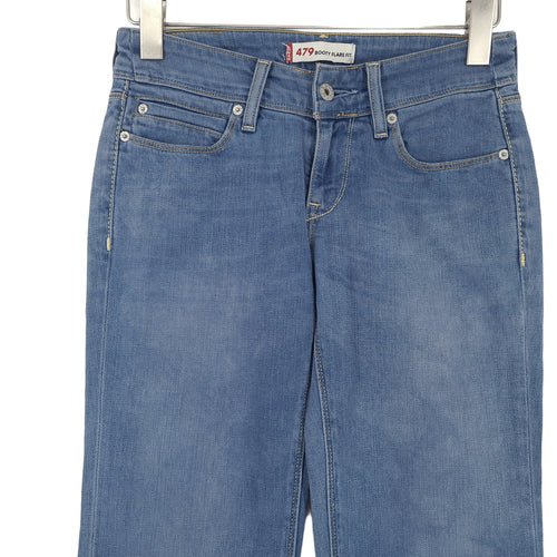 Vintage Levi's Jeans 479 Booty Flare Fit Women Regular Flared Size W28 L30, back view, image 2 of 7