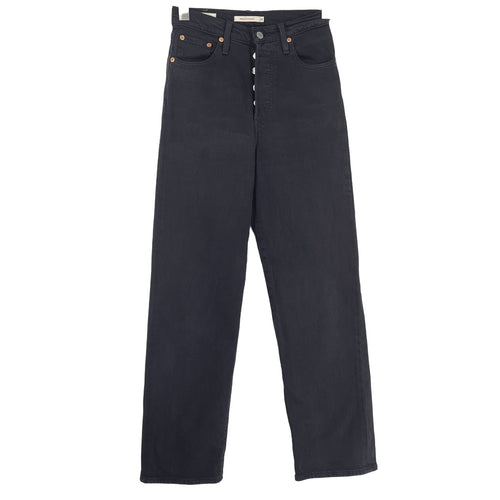 Vintage Levi's Jeans Ribcage Straight Women Stretch Regular Size W25 L29, front view, image 1 of 10